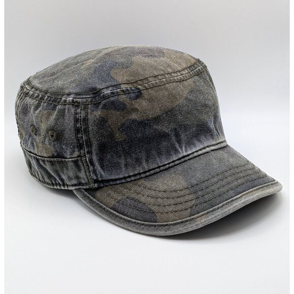 Camouflage Military Camo Hat Cap Fitted Size L/XL Unisex Army Cadet Hunting - Picture 1 of 5